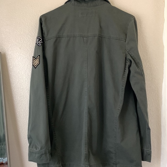 Rules of Etiquette Utility/Military Style Patchwork Jacket Size Small - Picture 2 of 9